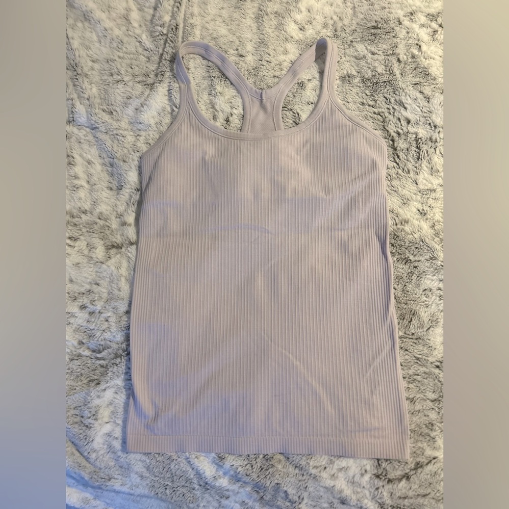 Lululemon Ebb to Flow Tank size 8 in Pale Pink